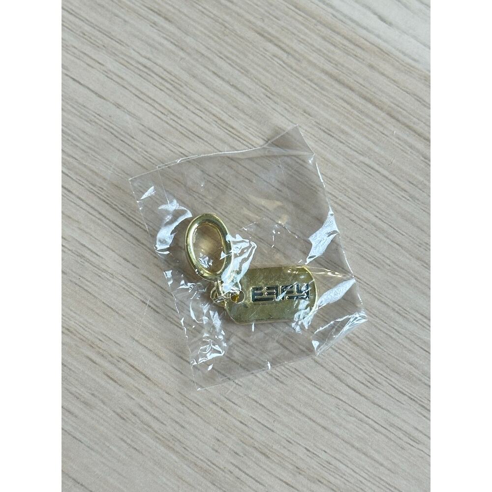 Limited Effy Goldtone Logo Charm - New